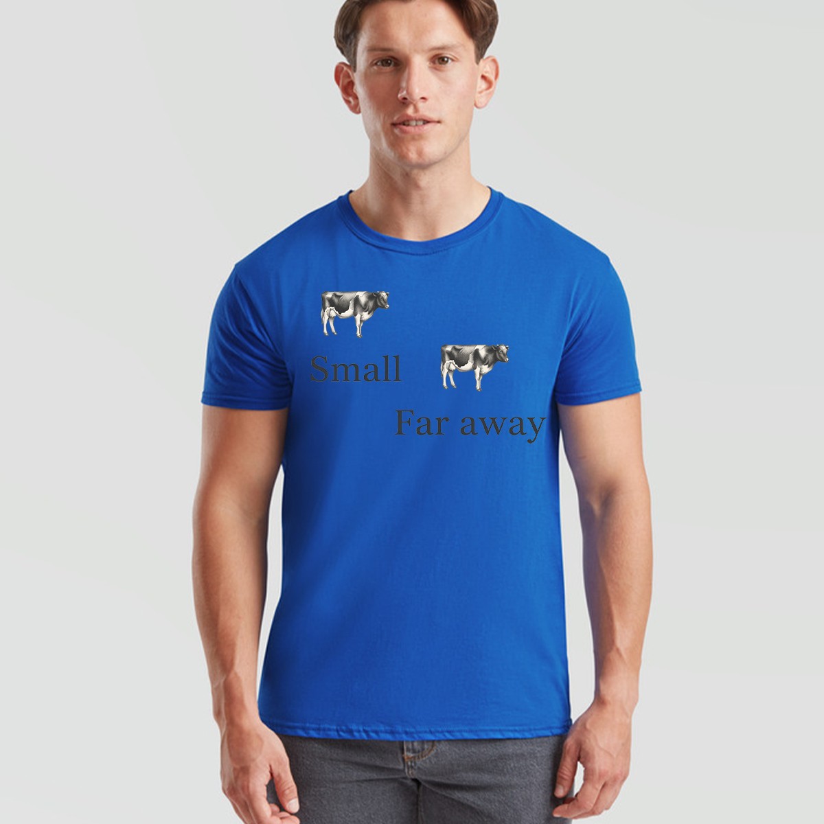 Unisex Father Ted Small... Far Away Tshirt With Cow Design gallery