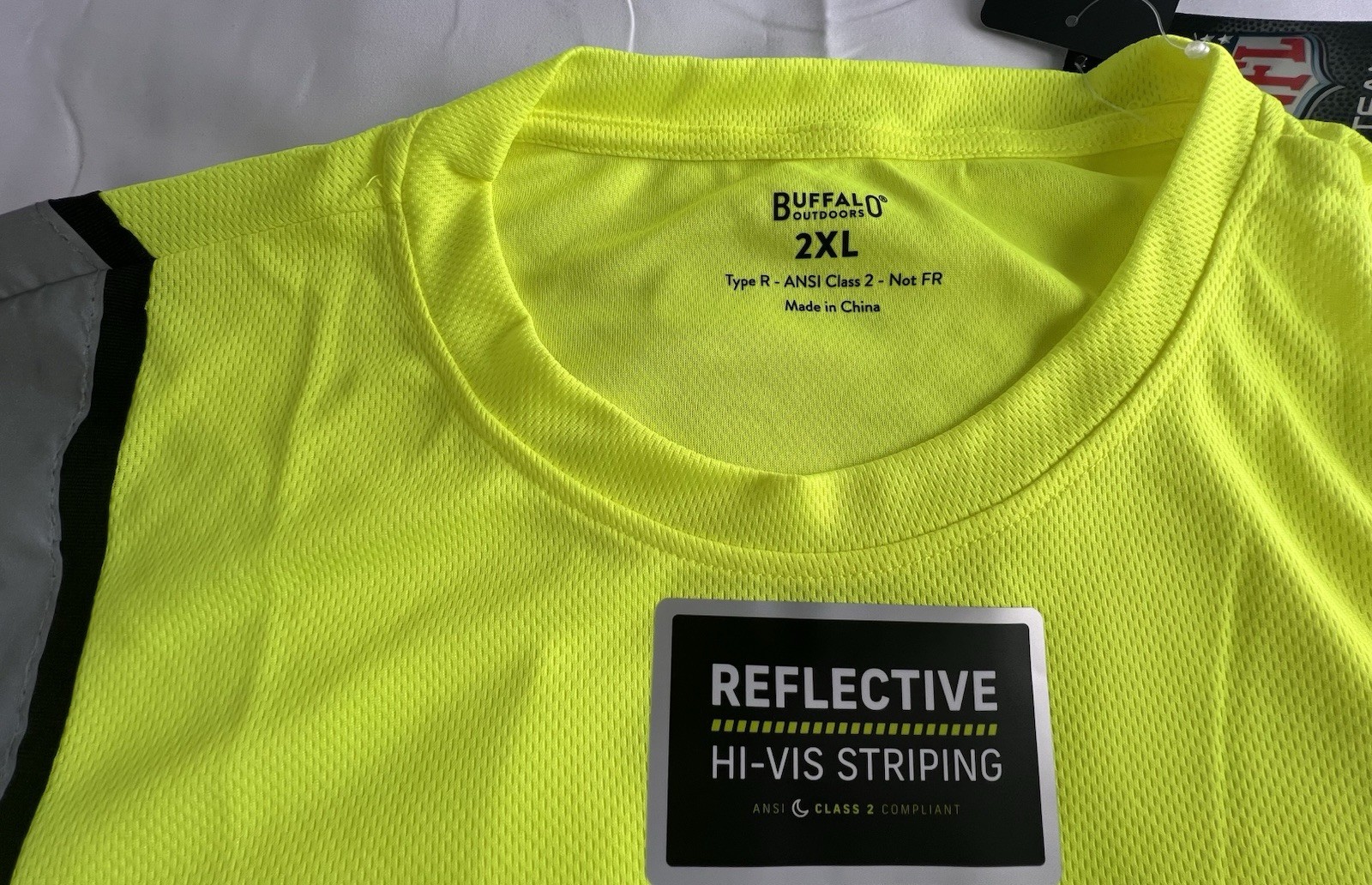 NFL Kansas City Chiefs Hi-Vis Safety T-Shirt 2XL ANSI Class 2 Reflective gallery