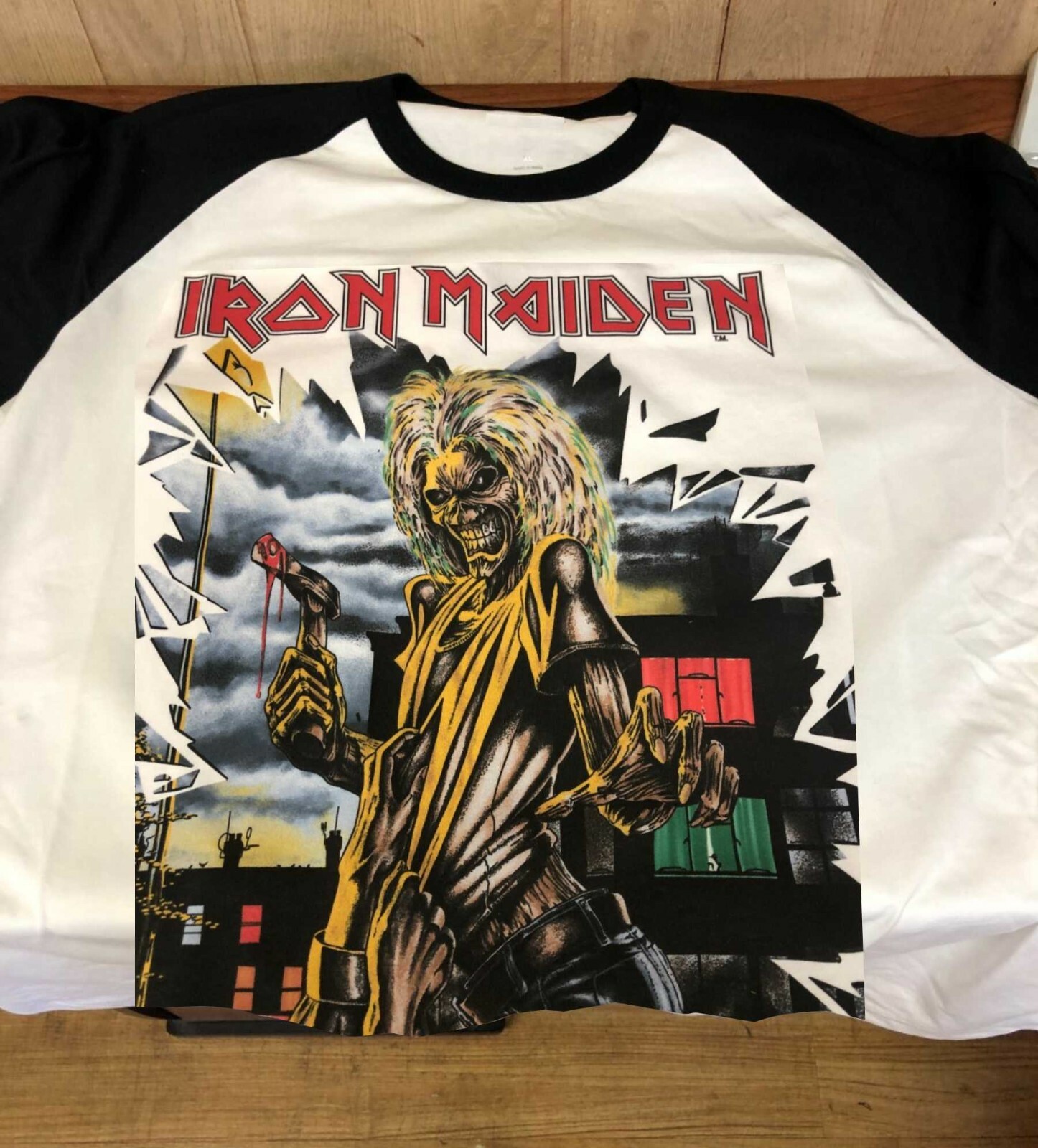Iron Maiden Killers World Tour 1981 Raglan S to 3XL gallery