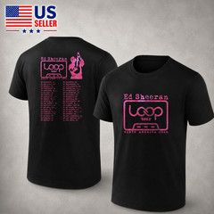 HOT ITEM! Ed Sheeran Loop Tour 2026 North America Unisex T-Shirt S-4XL
