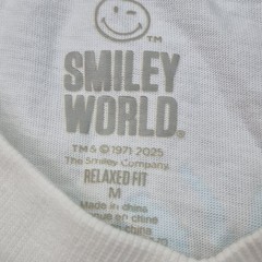 SmileyWorld Shirt Mens Medium White Graphic Bear Trust Your Mind Vibe Quote