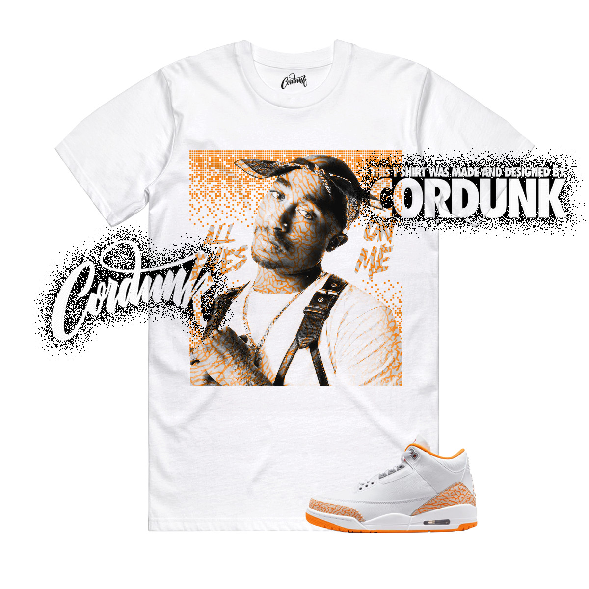 3 Orange Citrus White Cement Grey Multi Color 11 T Shirt Match TP gallery