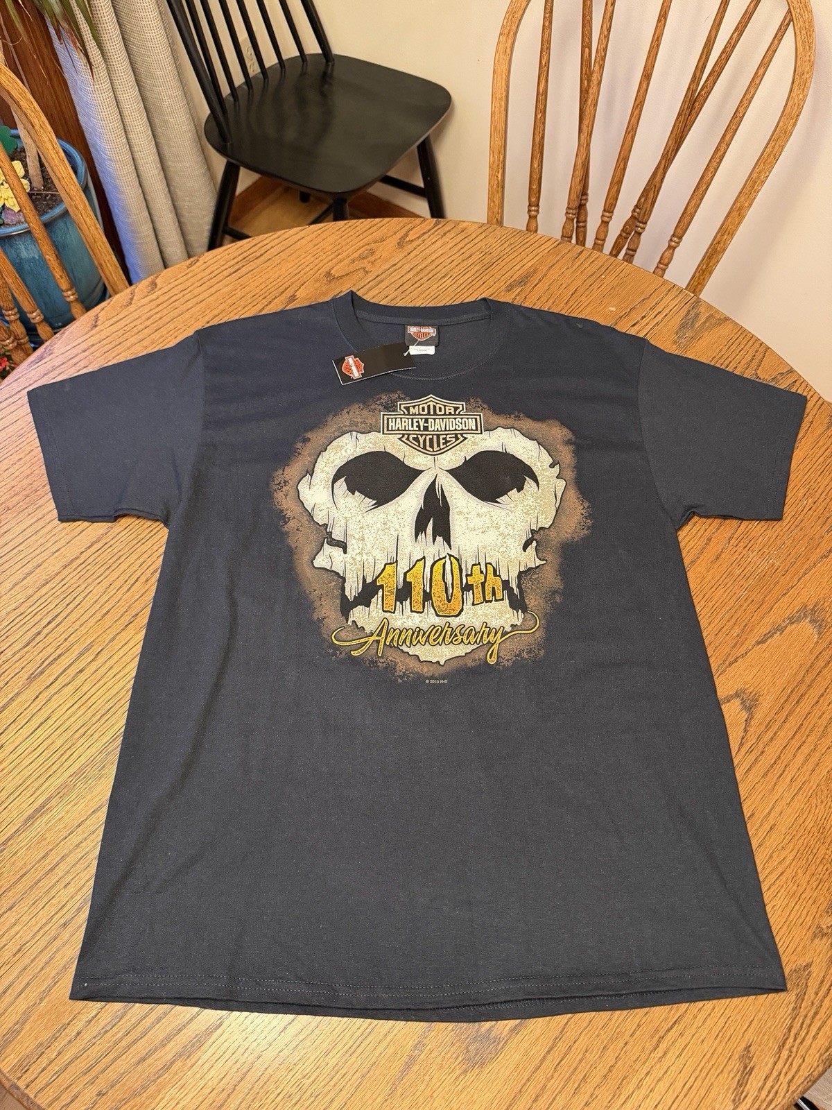 Harley Davidson 110th Anniversary Milwaukee WI Mens Large L T-Shirt-NWT