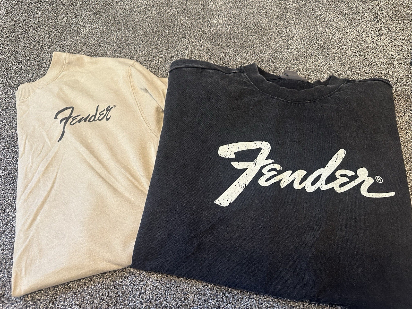 Fender Logo T-Shirts Pack – Black & Beige Casual Wear