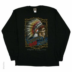 GRATEFUL DEAD-SPRING TOUR ’90-LONG SLEEVE BLACK T-SHIRT – M,L,XL,XXL Garcia,Lesh