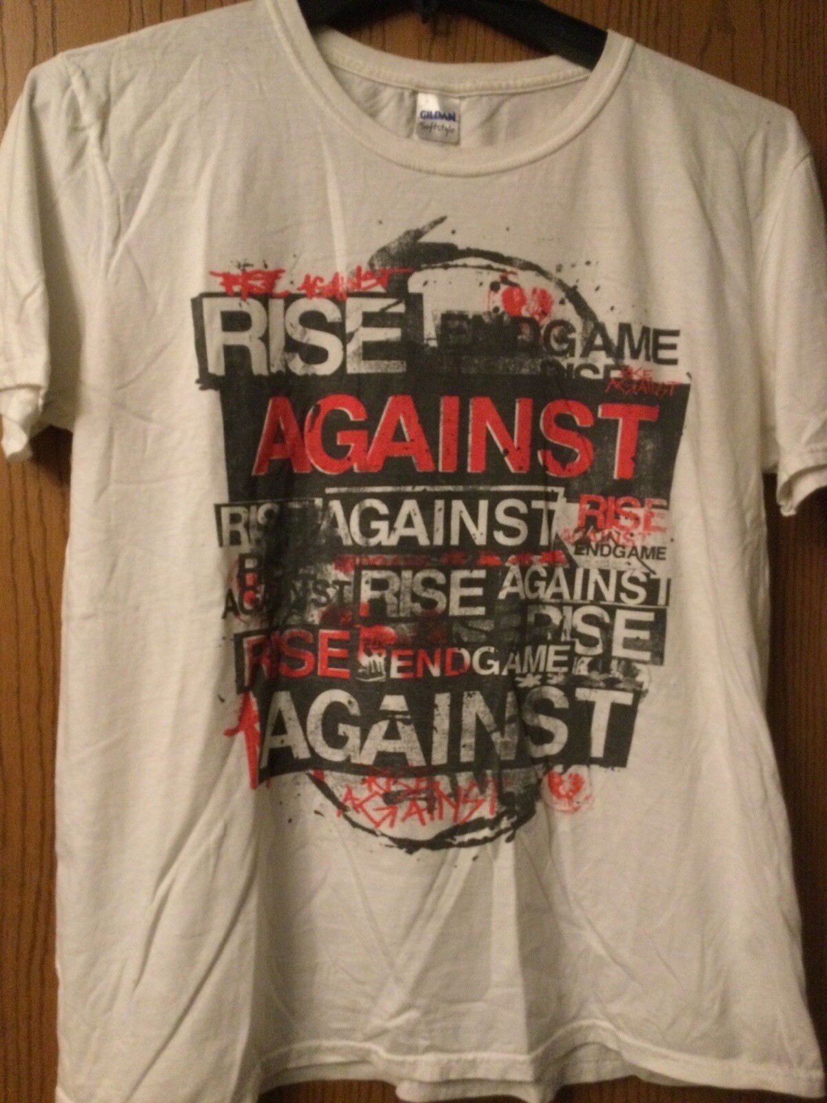 Hot Rise Against White Cotton S-5XL Shirt For Fan Gifts Unisex Form ST350 gallery