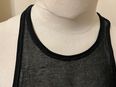 DSQUARED² SUMMER BLACK RACER MESH MUSCLE TANK TOP THIRT SINGLET XXL SLIM FIT