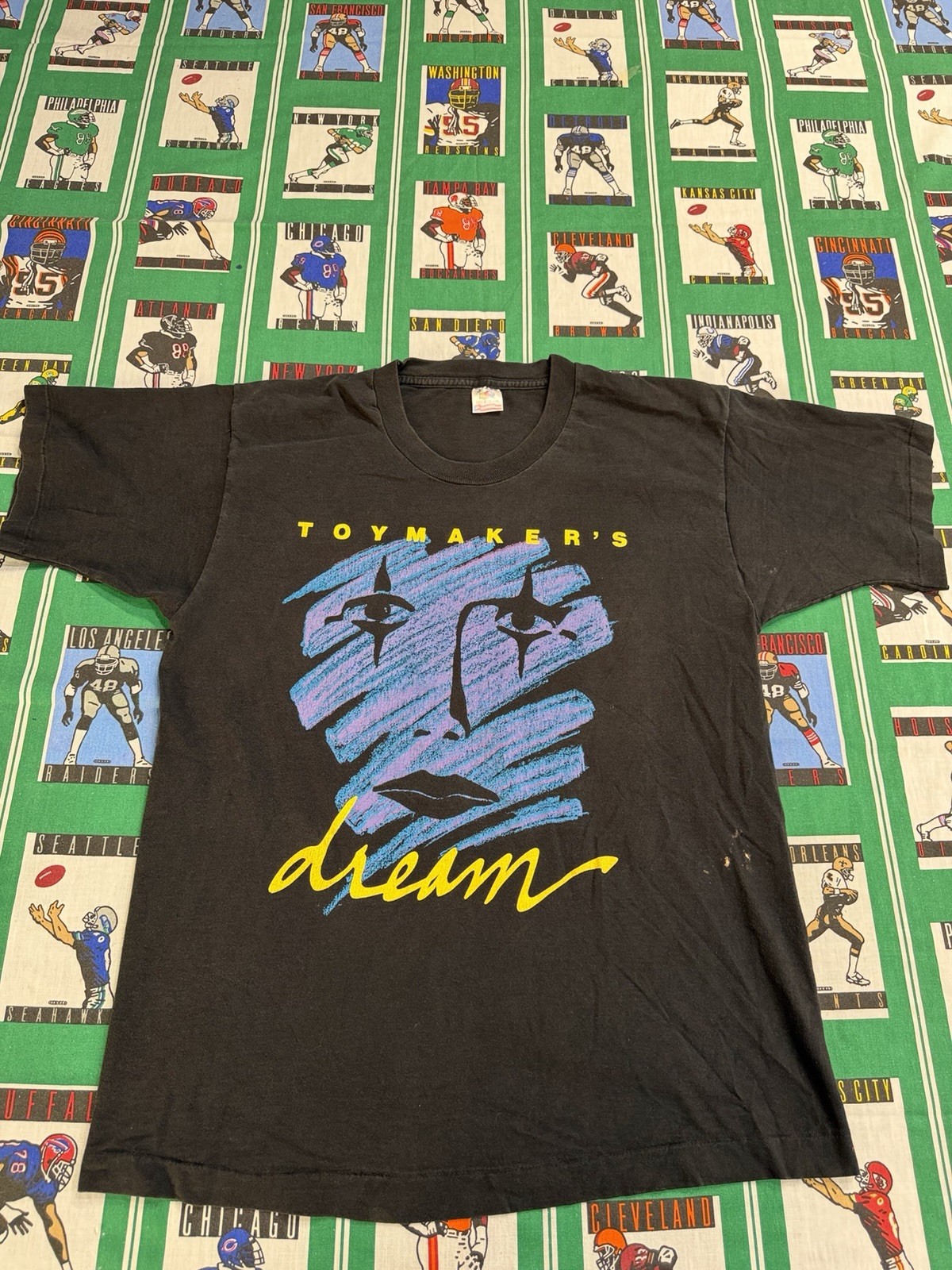 Fruit of the Loom 80s 90s Toymaker's Dream Double-Sided Graphic Black Men's L gallery