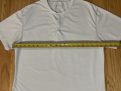 BYLT Premium Basics Drop Cut S/S Henley Lux Shirt Men’s Large