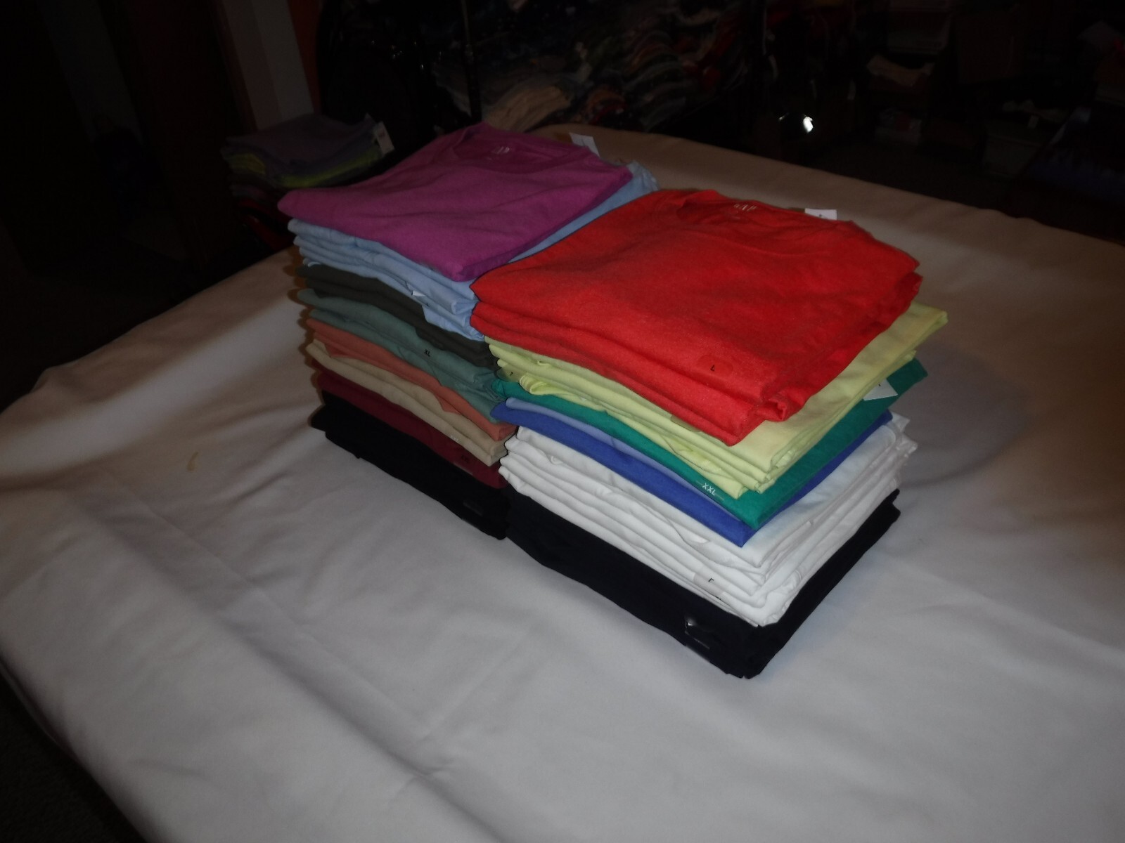 Short Sleeve Men's T-Shirt ,GAP,XXL,XL,L,M,S,XS,Crew Neck & V Neck Many Solid Co gallery