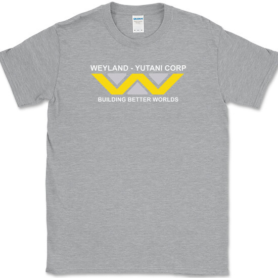 Weyland-Yutani Corporation T-Shirt Funny Aliens Movie Humor Graphic Tee gallery