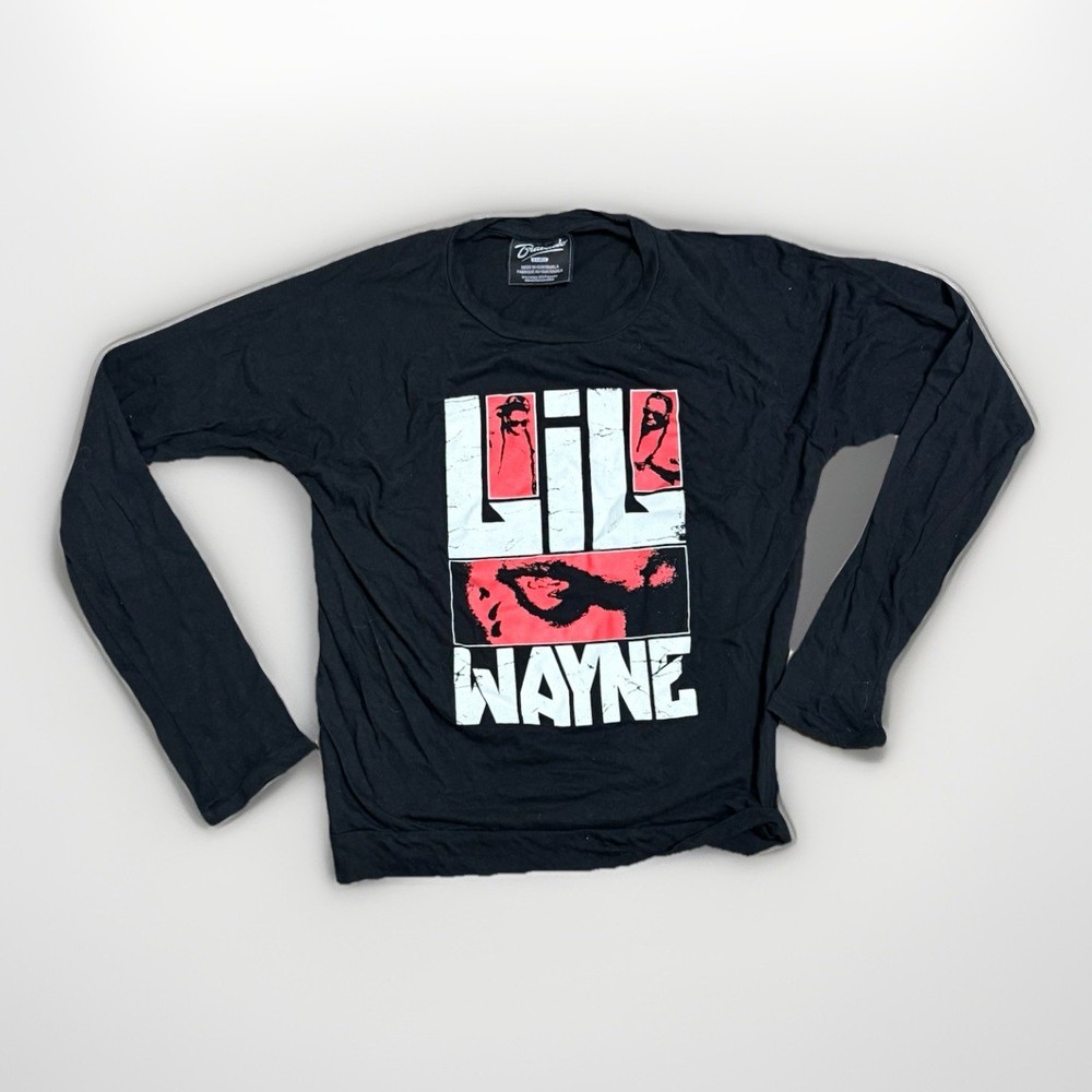 Bravado lil’ Wayne Long Sleeved T Shirt (tight) Black X-Large