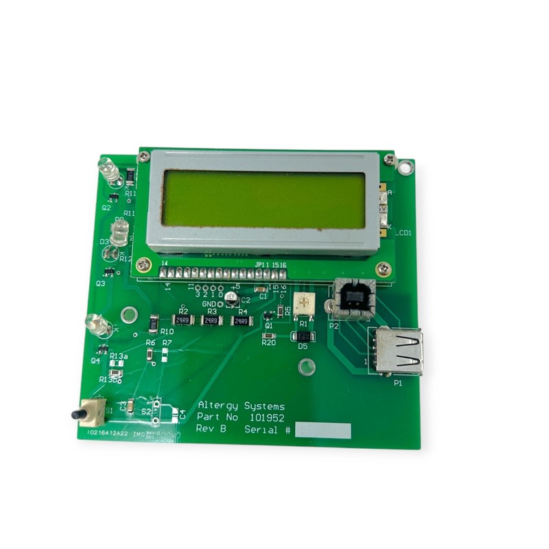 Altergy Systems 101952 PCB Board with LCD Display 94V-0 10195300000108