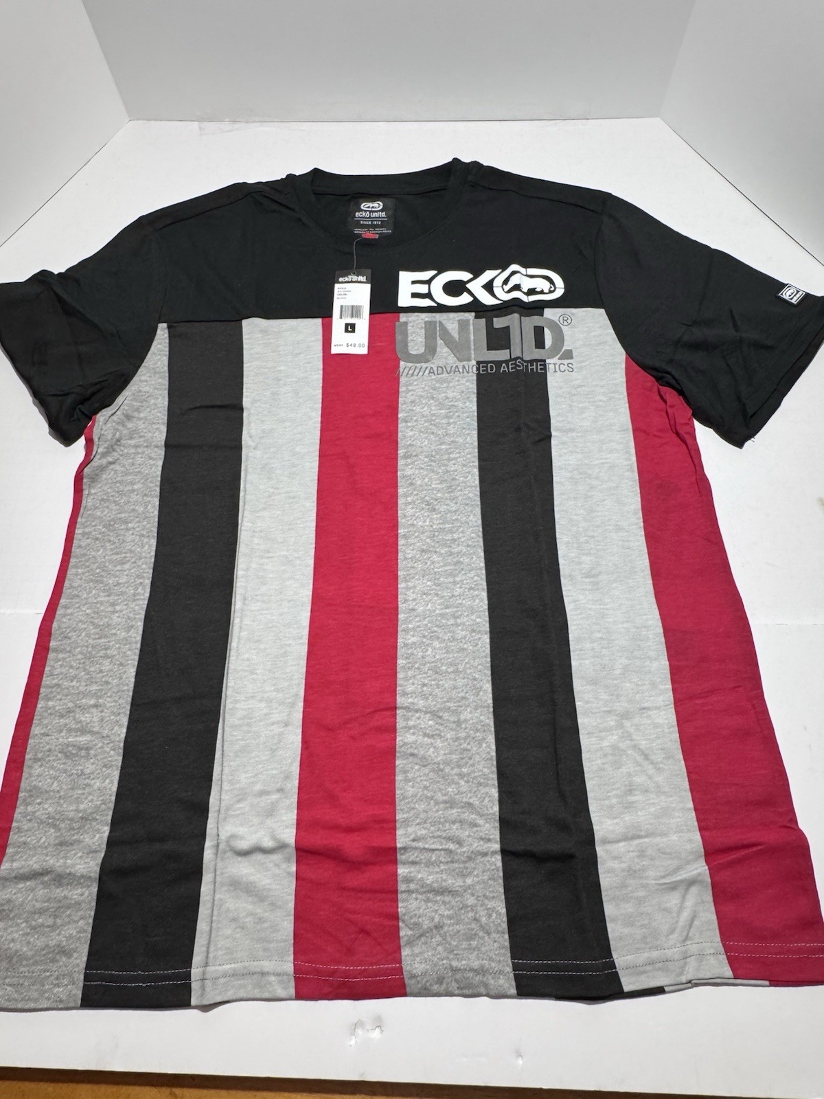 ECKO UNLTD S/S MULTI-COLOR T-SHIRT SZ: LARGE RETAIL $48 BRAND NEW WITH TAGS gallery