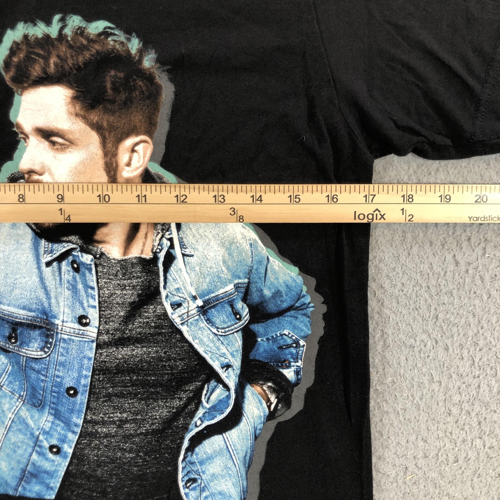 Thomas Rhett Shirt Mens Small Black Home Team Tour 2017 Concert T-Shirt Graphic gallery