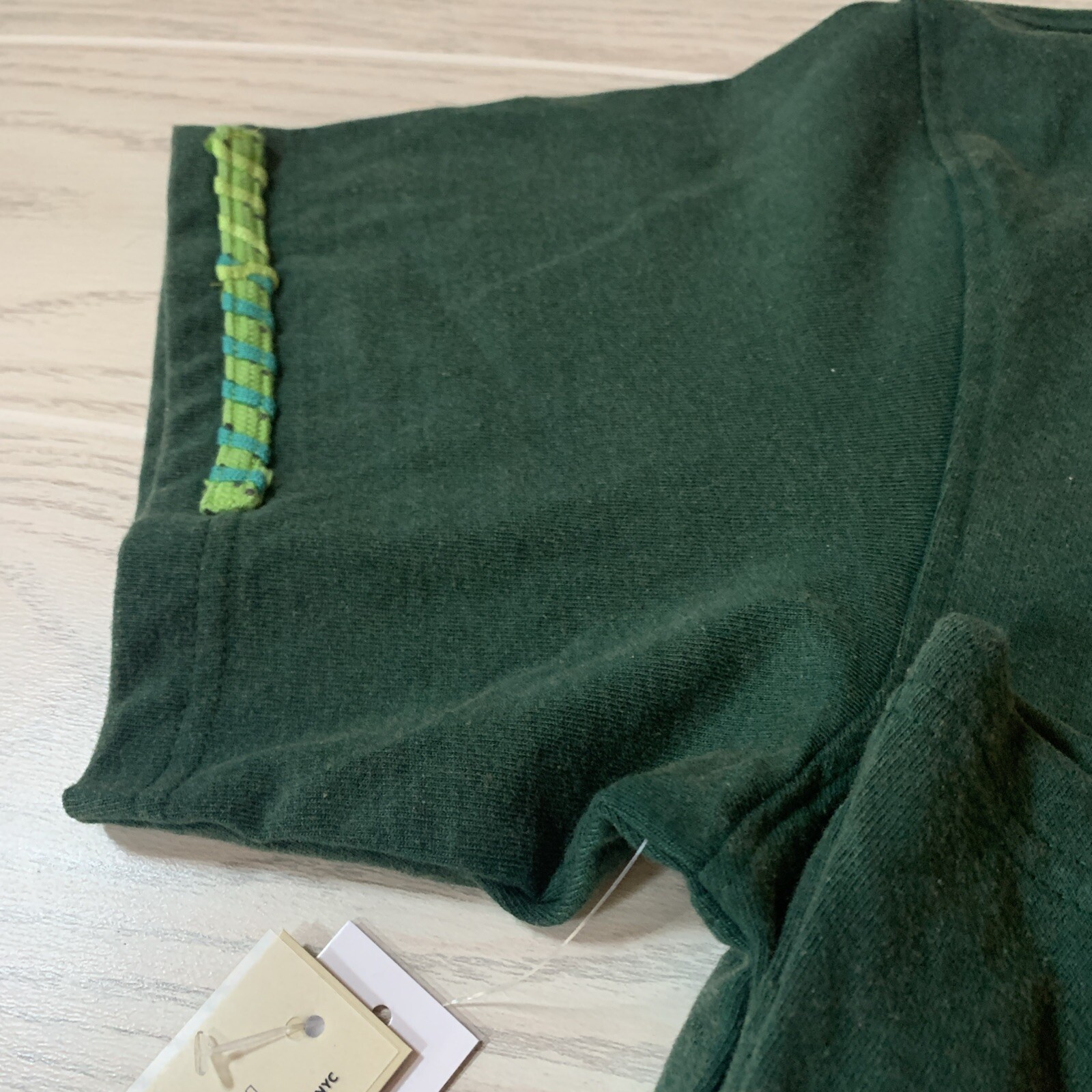 Reason Mens XL T-shirt Green Embroidered Back Cotton Polyester gallery