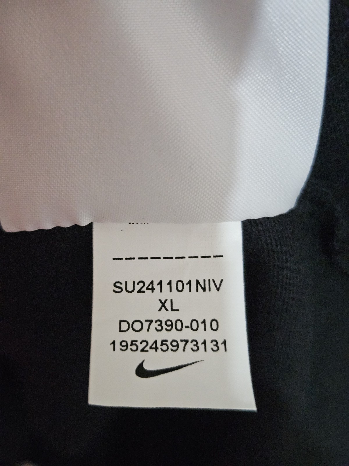 Nike The Nike Tee Black Cotton Knit Logo Crew Neck Long Sleeve Men's XL DO7390 gallery