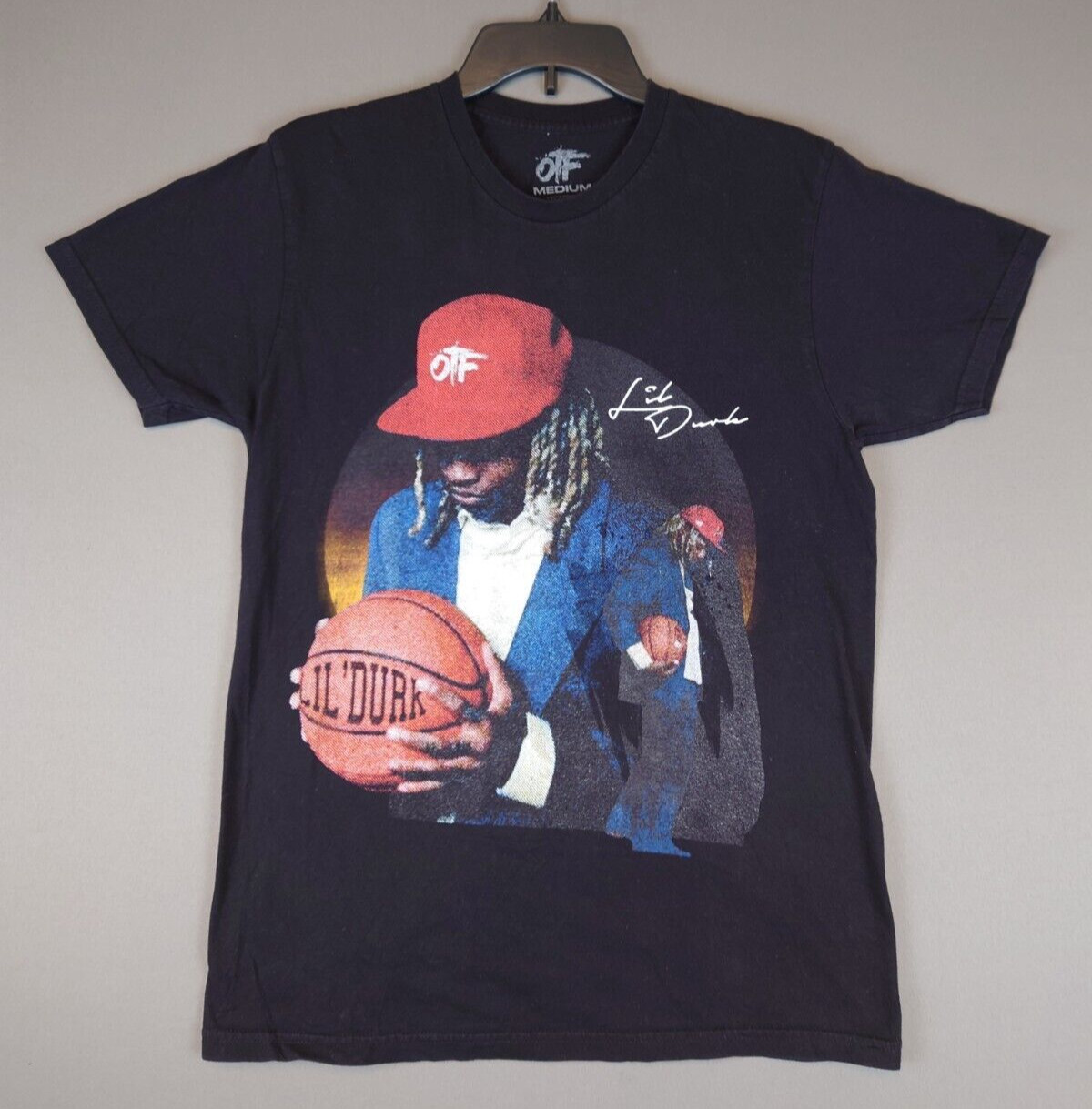 Lil Durk OTF The T Shirt Hop Rap Tee Black Men’s Medium Tee Cotton Official