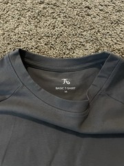 Tailored Athlete 95% Cotton 5% Elastane T-Shirt – Gray (Size M)