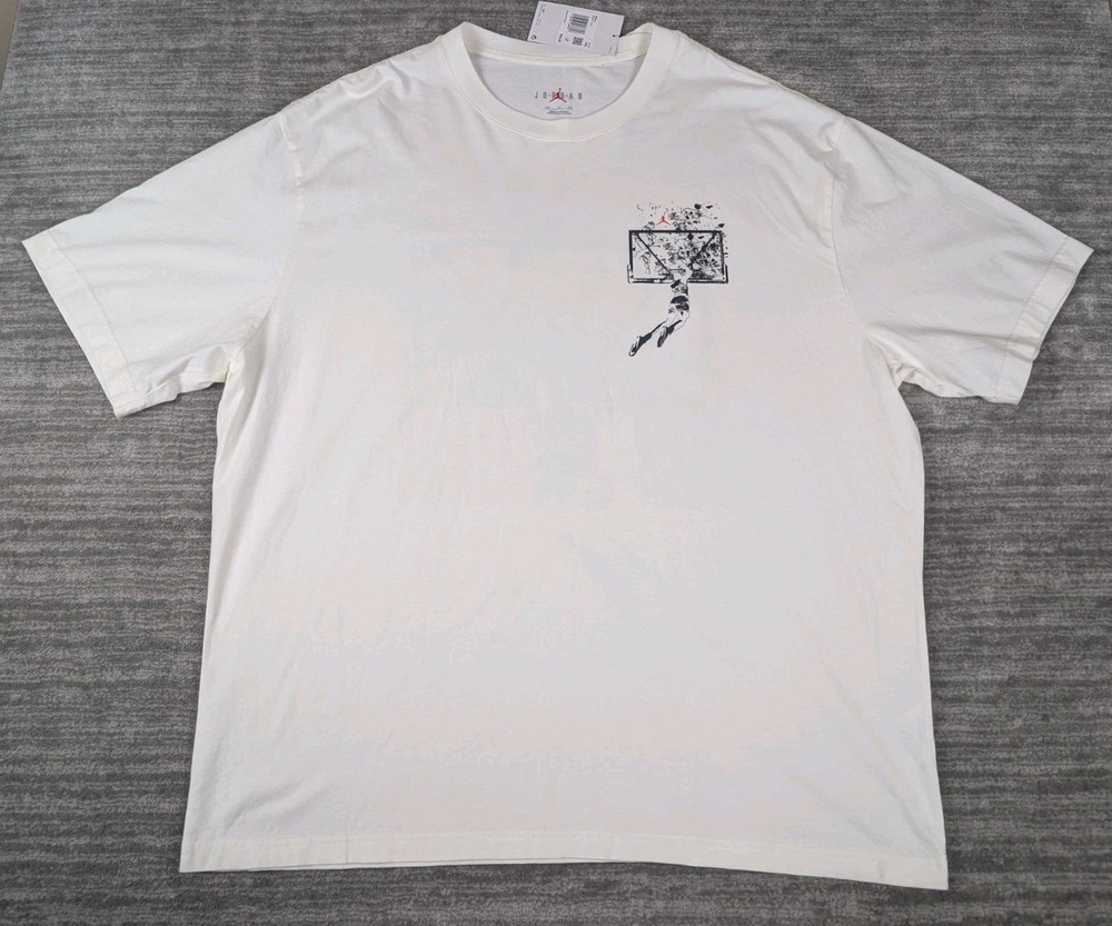 Air Jordan Brooklyn Shattered Backboard Oversized Shirt Size XX-Large IB3297-133