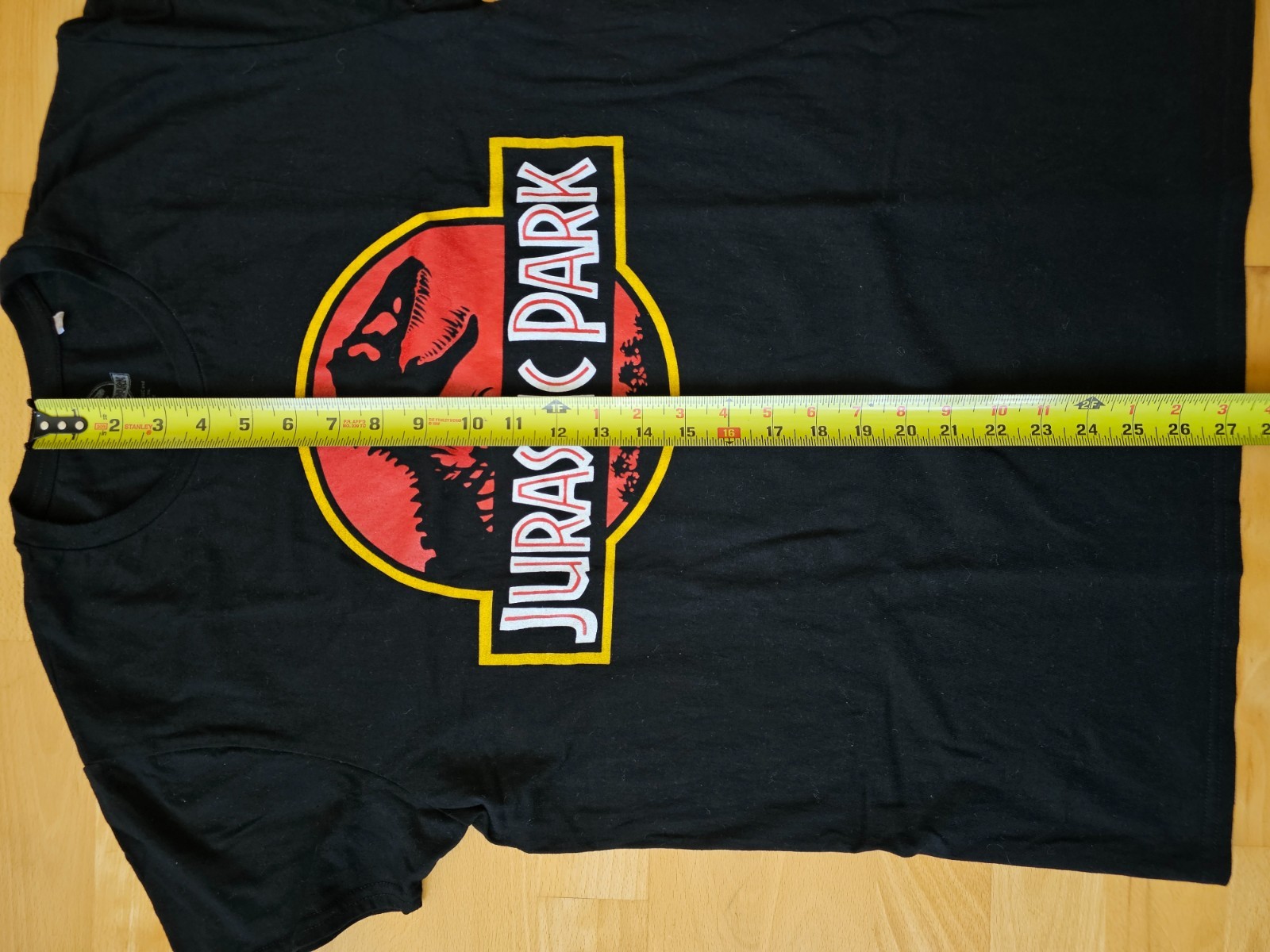 Jurassic World Park Graphic T-Shirt Tee Mens Large Black Short Sleeve Cotton gallery