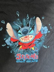 Rare Disney Lilo Stitch Double-Sided Print T-Shirt 00s