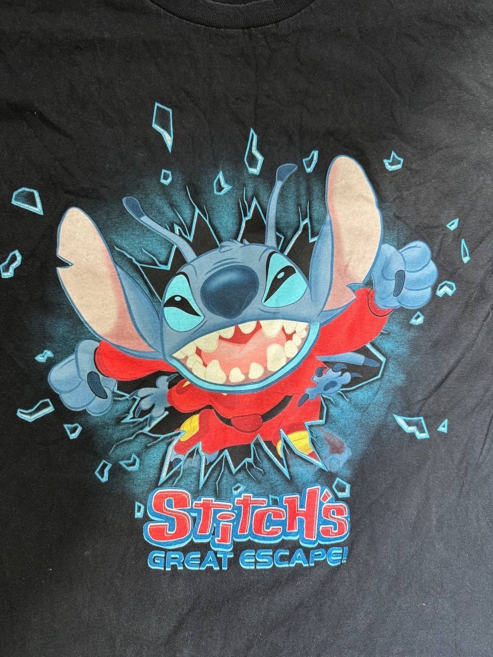Rare Disney Lilo Stitch Double-Sided Print T-Shirt 00s gallery