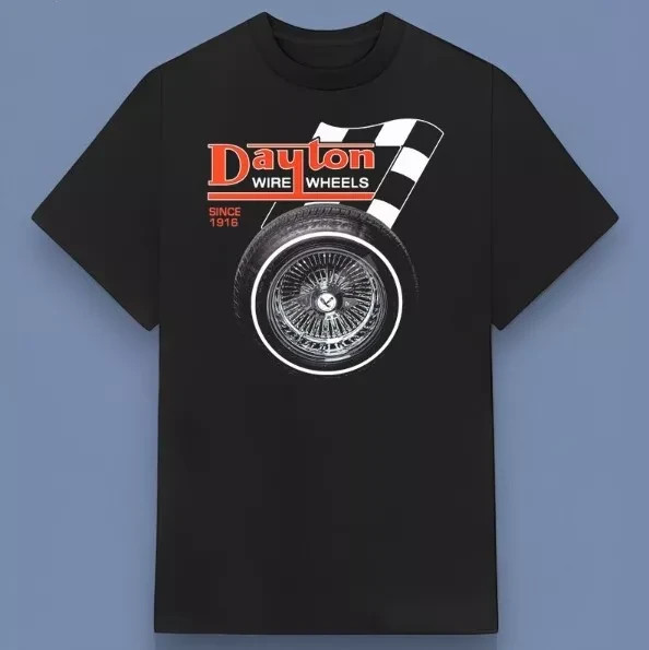 High-Quality Print Dayton Wire Wheel Lowrider Unisex T-Shirt Must-Have For Fans gallery