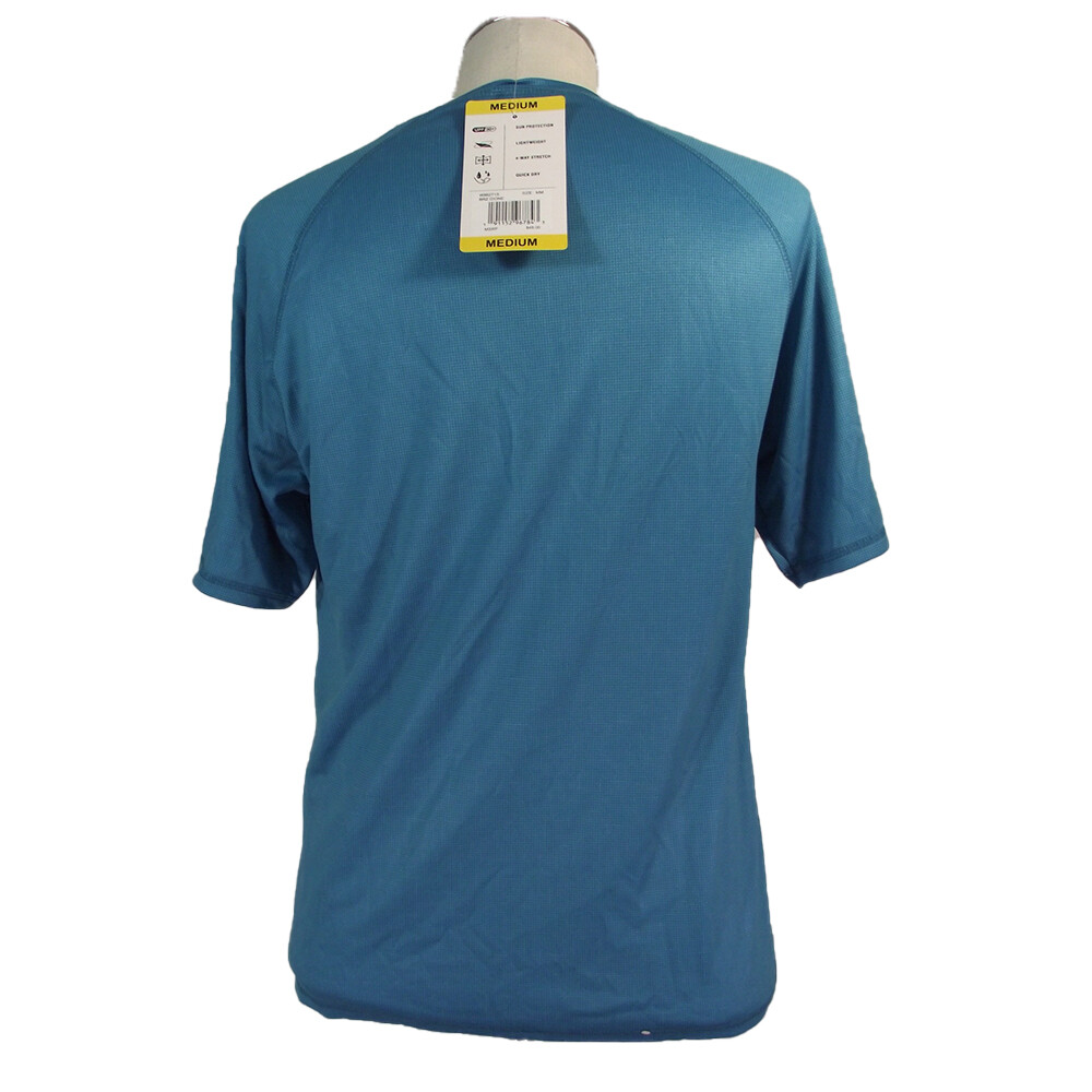Zeroxposur shirt Men's medium blue short-sleeve NEW with flaw gallery