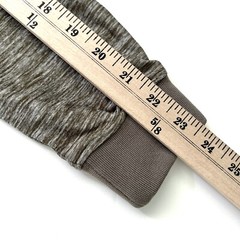 Raw Yarn Industries Size M Heathered Long Sleeved Top Olive Green Crew Neck