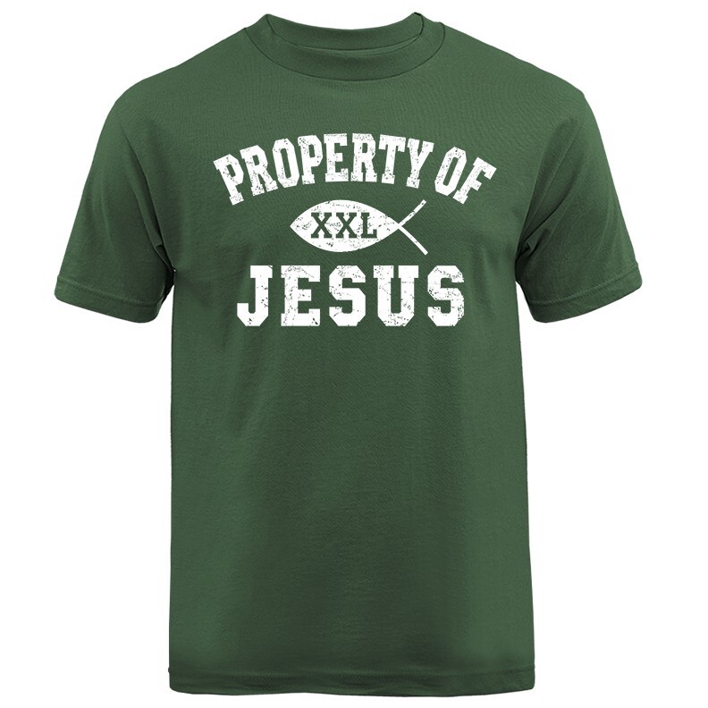 Property of Jesus Christ Christian Religious God Bible Church Graphic T-shirt gallery