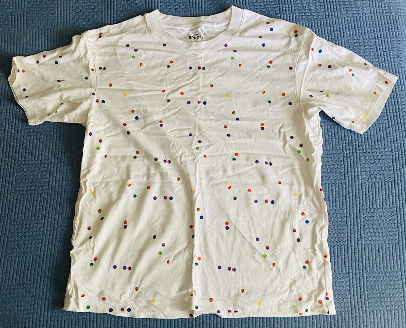 MAX BILL x SPRZ NY x Uniqlo Rare Shirt Cubes Size S NEW White Modern Art gallery