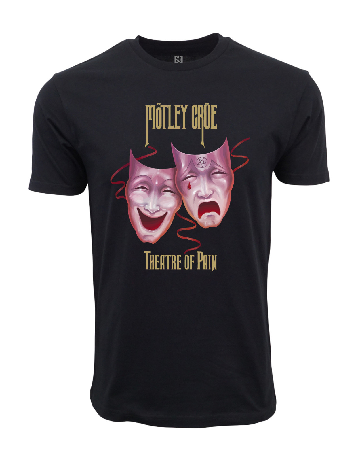 90s Motley-Crews   Theatre Of Pain Graphic T shirt