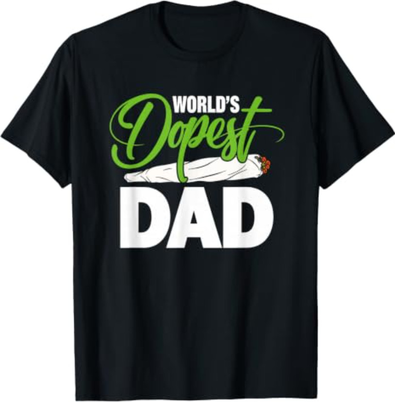 Worlds Dopest Dad Funny Father Quote T-Shirt gallery