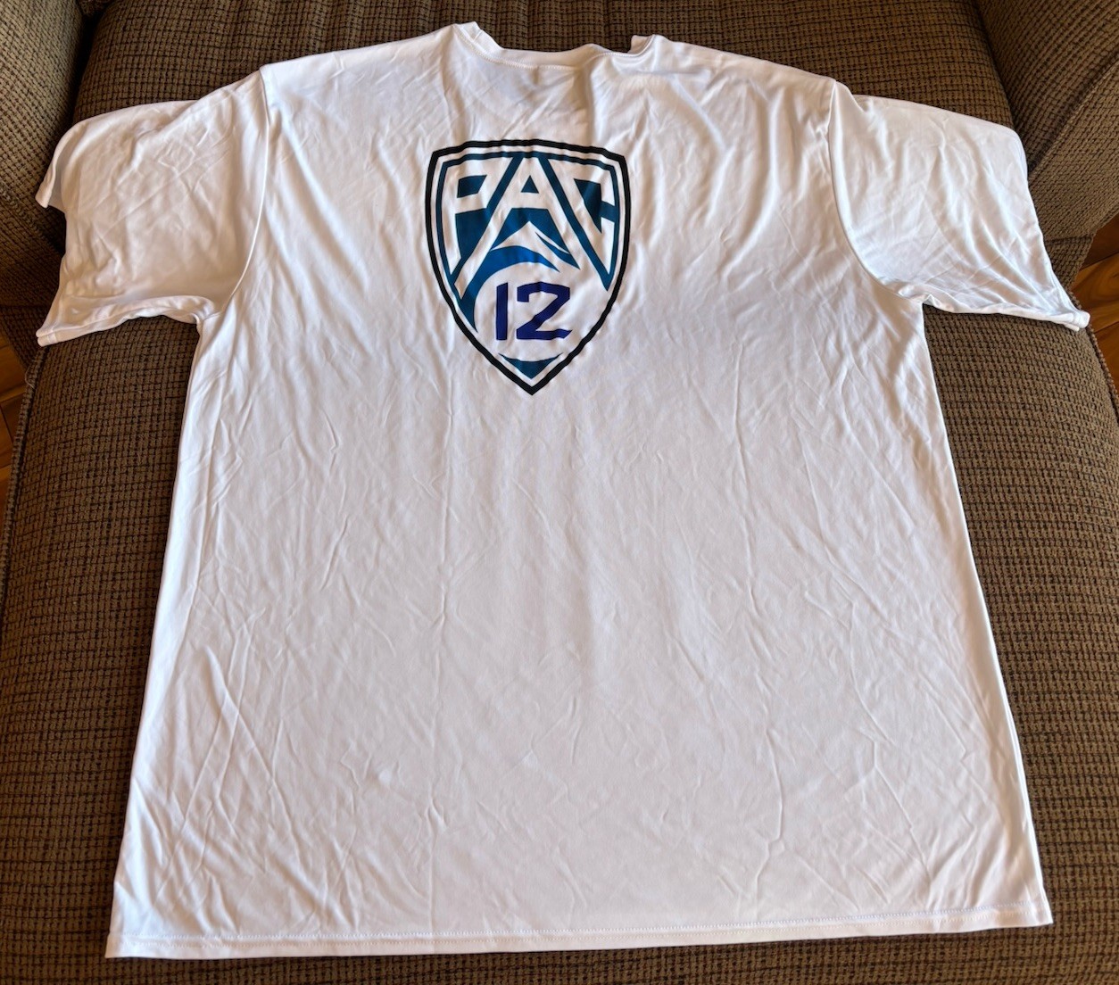 Port & Company Mens Pac-12 Conference Performance T-Shirt Poly White 2XL – NWOT!