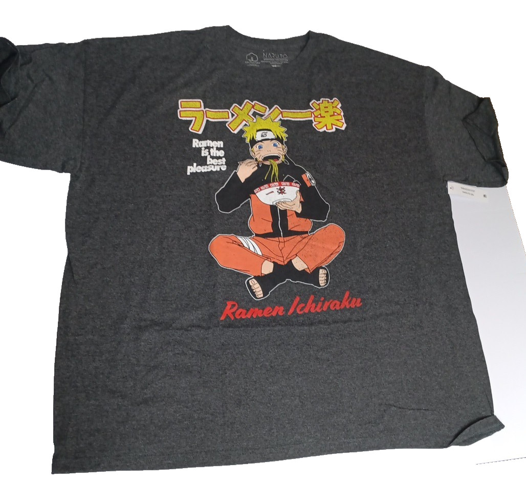 Naruto Shippuden Collection Mens T-shirt Shirt NEW Size 2XL 50/50 Cotton/Poly gallery