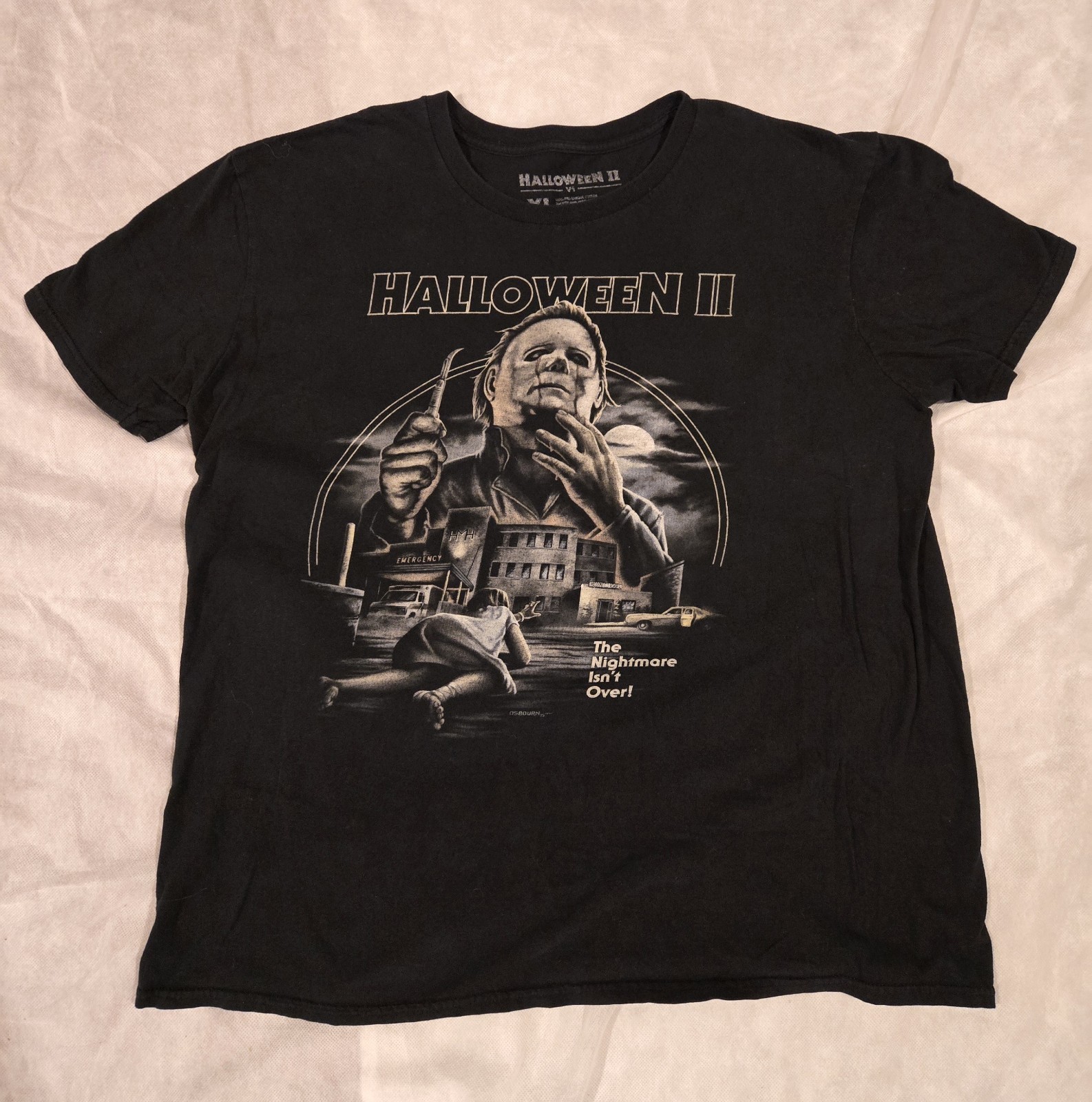 Fright Rags Halloween II T-Shirt Size XL Pet And Smoke Free Home