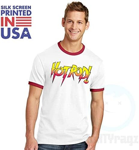 Men's Rowdy Roddy Piper Hot Rod Wrestling White Adult T-Shirt gallery