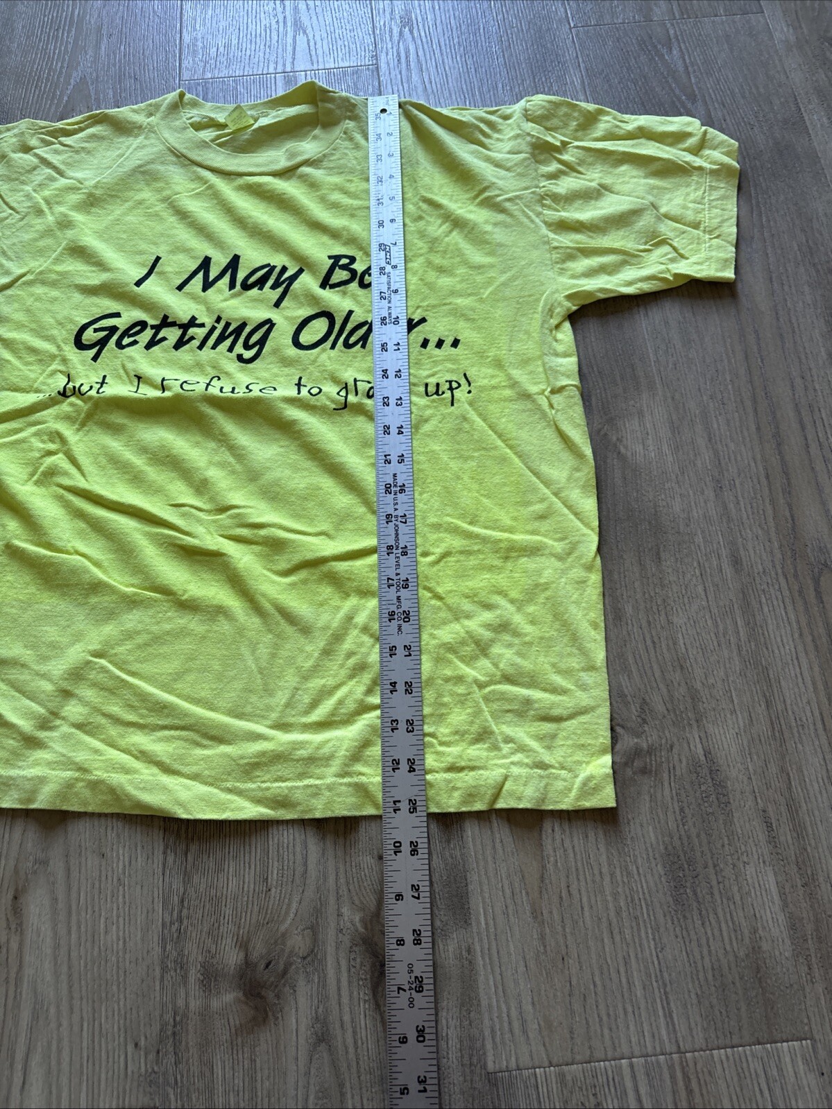 Vintage 90s Growing up Quote Humor T Shirt Mens Size XL gallery