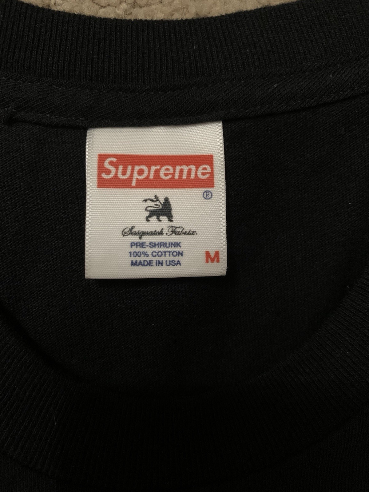 Supreme - Sasquatchfabrix Goldfish Tee (SS2016) - Black - Medium gallery