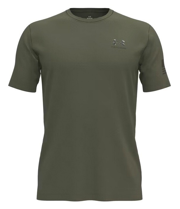Under Armour 1389920 UA Men's Freedom Snake Knife Cotton OD Green T-Shirt gallery