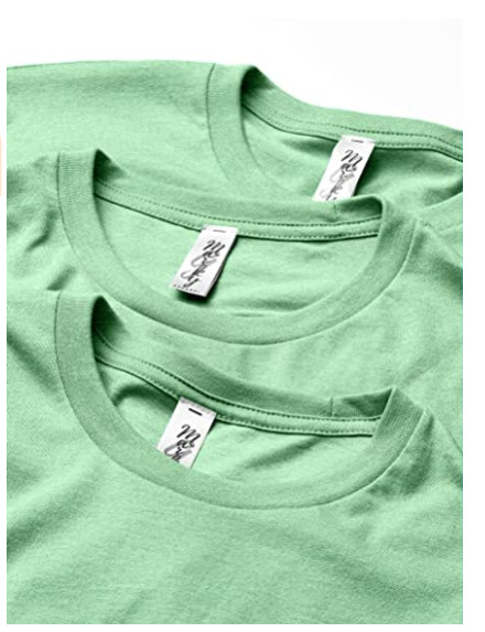 Marky G N6210 3-Pack Men's CVC Crew-Neck Short Sleeve T-Shirt, Apple Green, 3XL gallery