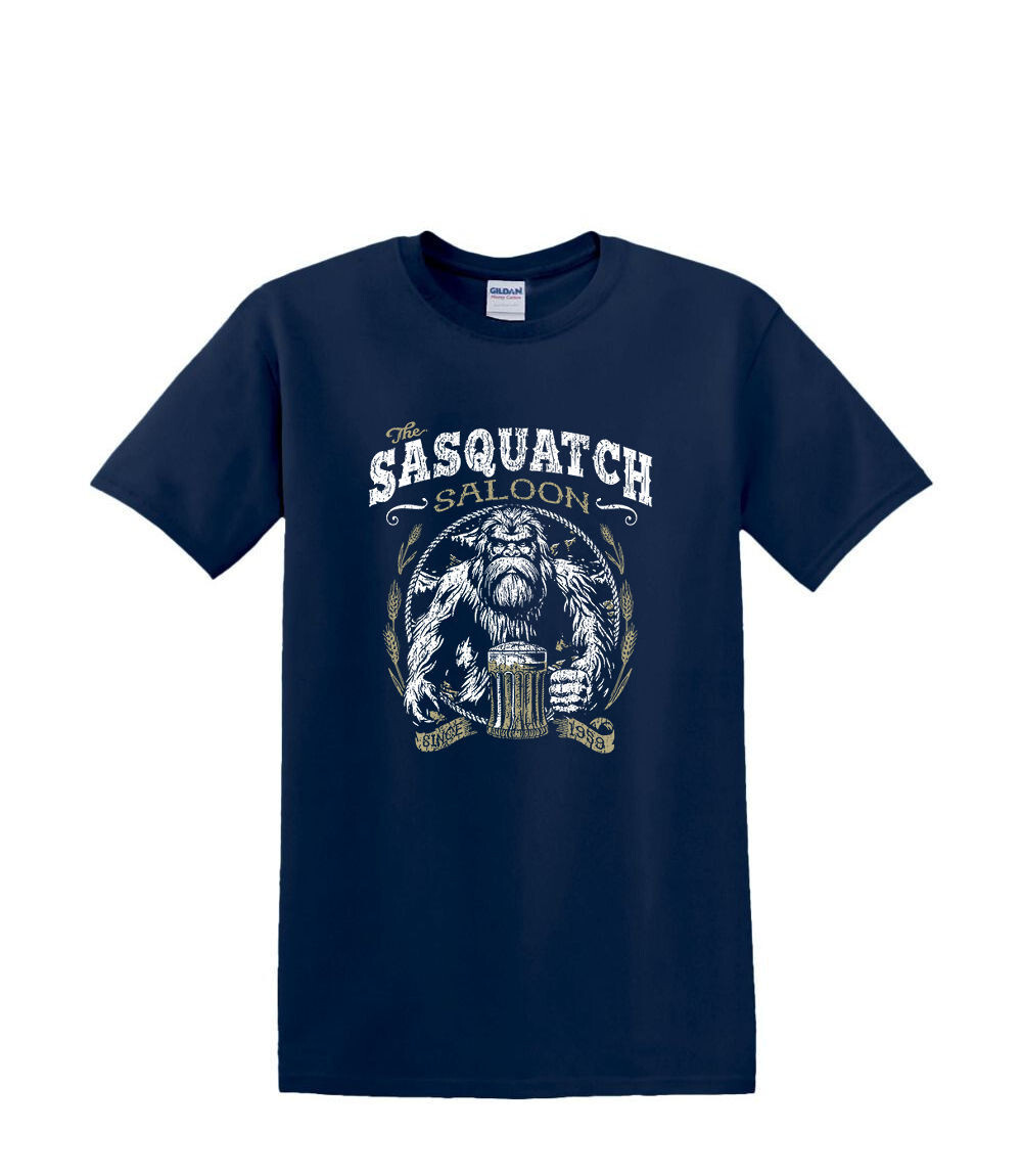 T-Shirt S to 2XL 3XL - SASQUATCH SALOON - BIGFOOT SASQUATCH FUNNY Adult gallery