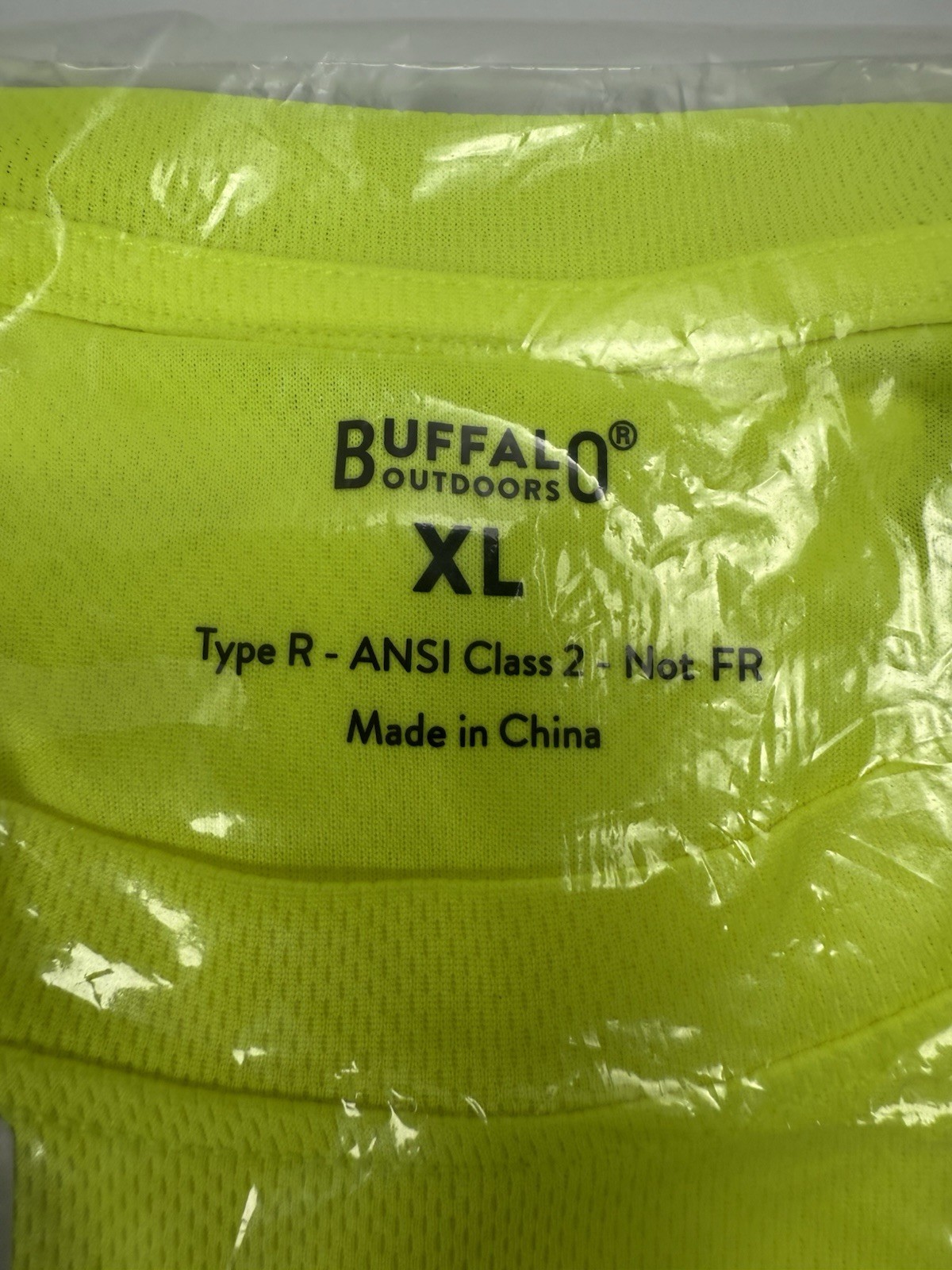 Chicago Bears Hi Vis Safety T Shirt ANSI Class 2 Buffalo Outdoors XL NWT NFL gallery