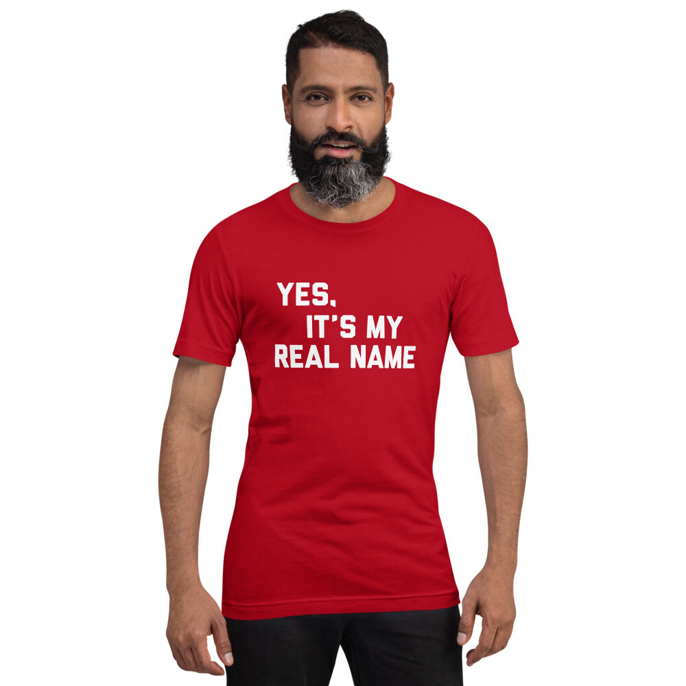 Yes, It's My Real Name T-Shirt, Chevy Chase, SNL, Christmas Vacation, 70s gallery