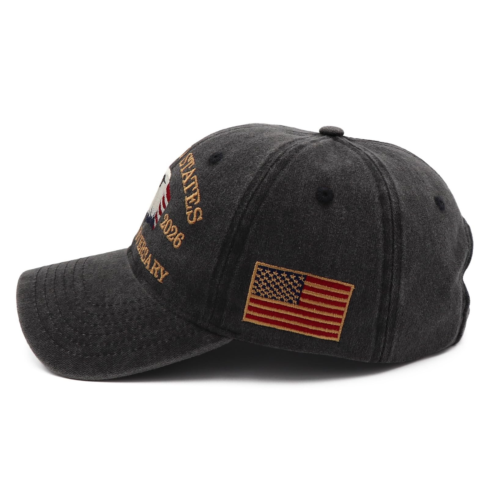 250th Anniversary Hat 1776-2026 Embroidered Adjustable Anniversary USA Hat Pa... gallery