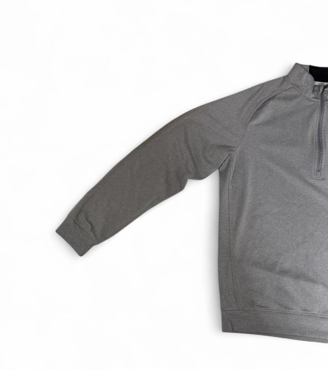 Adidas Men’s 1/4 Zip Performance Pullover Gray Size S Long Sleeve