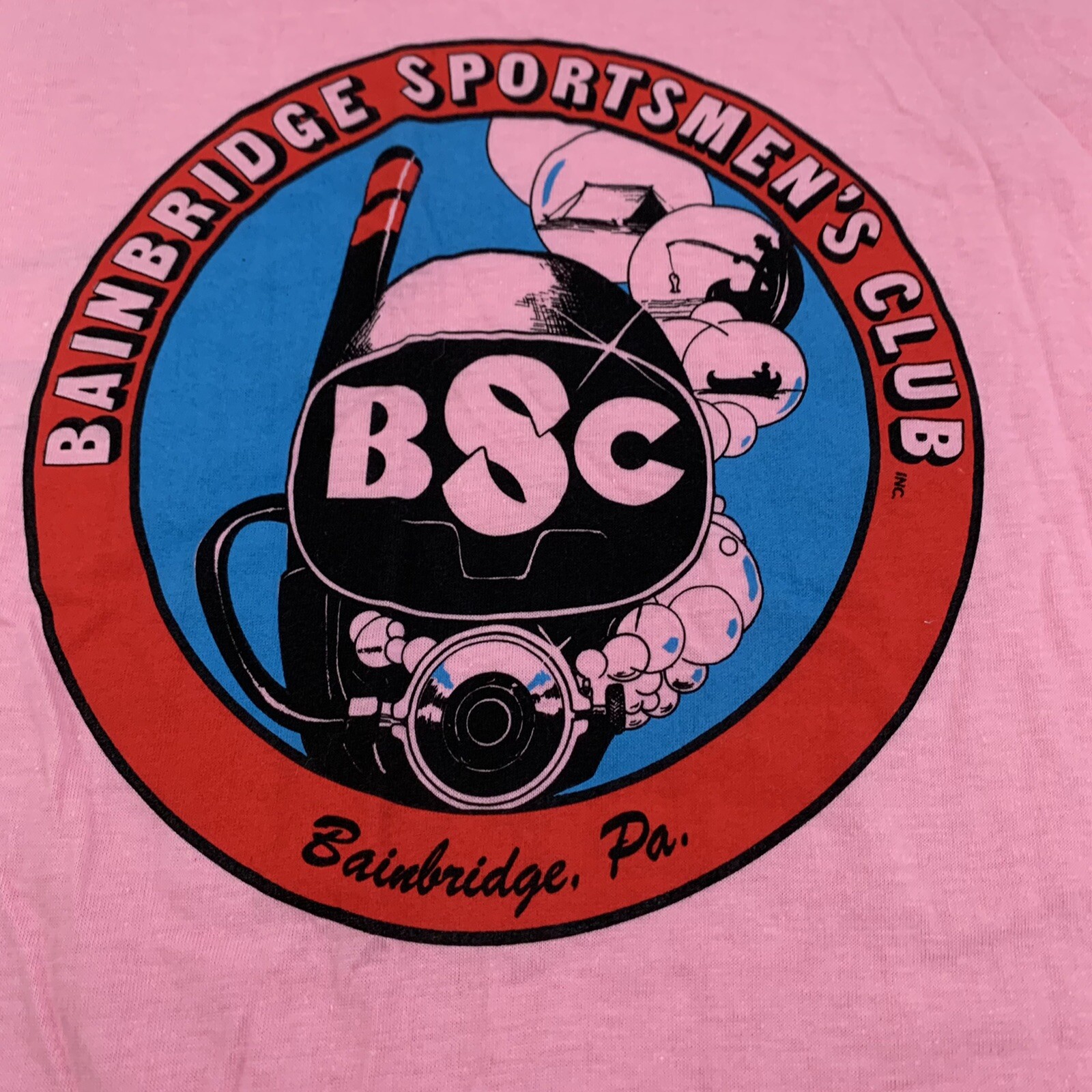 BainBridge Sportmen’s Club Scuba Diving T-Shirt Pennsylvania Sportsman #7607 gallery