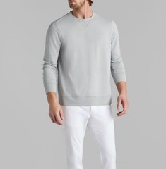 G/Fore Men’s Size Large Performance Pique Crewneck Layer Long Sleeve Shirt