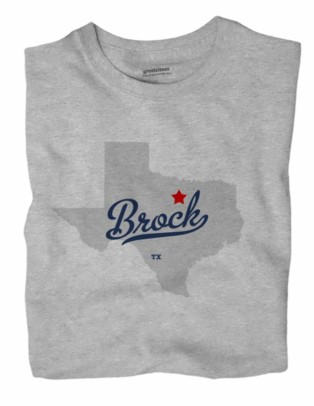 Brock Texas TX Tex T-Shirt MAP